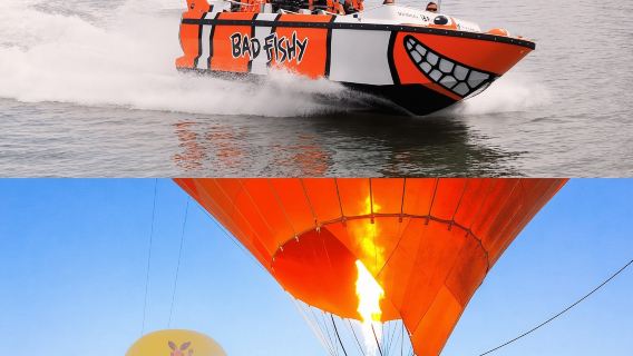 Cairns: Hot Air Balloon Flight & Jet Boat Ride Combo