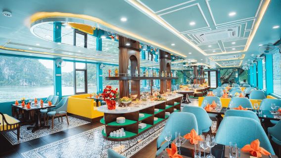 Hanoi: FullDay Halong Bay bintang 5, jacuzzi, prasmanan,kayak,berenang