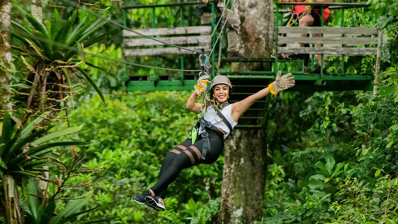 Aventura de Tirolesa na Floresta Tropical – Braulio Carrillo, Costa Rica