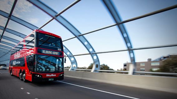 สแกน QR Code เพื่อใช้งาน|ตั๋วรถทัวร์เส้นทางด่วน SkyBus เมลเบิร์น สนามบิน Tullamarine Airport - สถานี Southern Cross ในเมือง เลือกได้ทั้งเที่ยวเดียว/ไป-กลับ