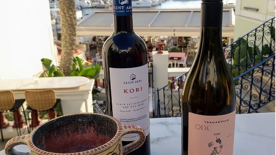 Naxos: Tour al atardecer de vino y mitología