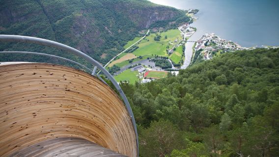 Flåm: Borgund Stave Church, Lærdal, and Stegastein Tour