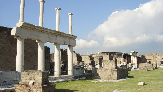Fuld dags tur til Pompei og Vesuv fra Amalfikysten