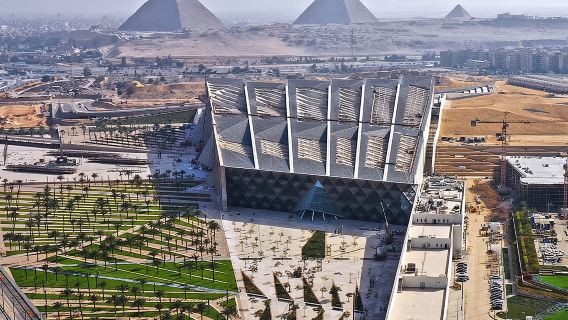 Grand Musée Égyptien, Pyramides de Gizeh et Sphinx (visite privée)