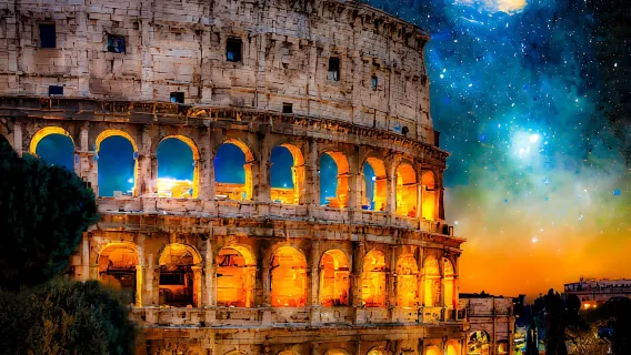 Roma di notte: Colosseo, Fontana di Trevi e aperitivo d'autore a Trastevere