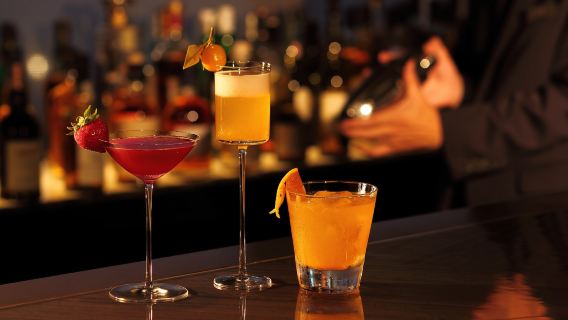 View Bar Champagne (1 Glass) + Snack Voucher