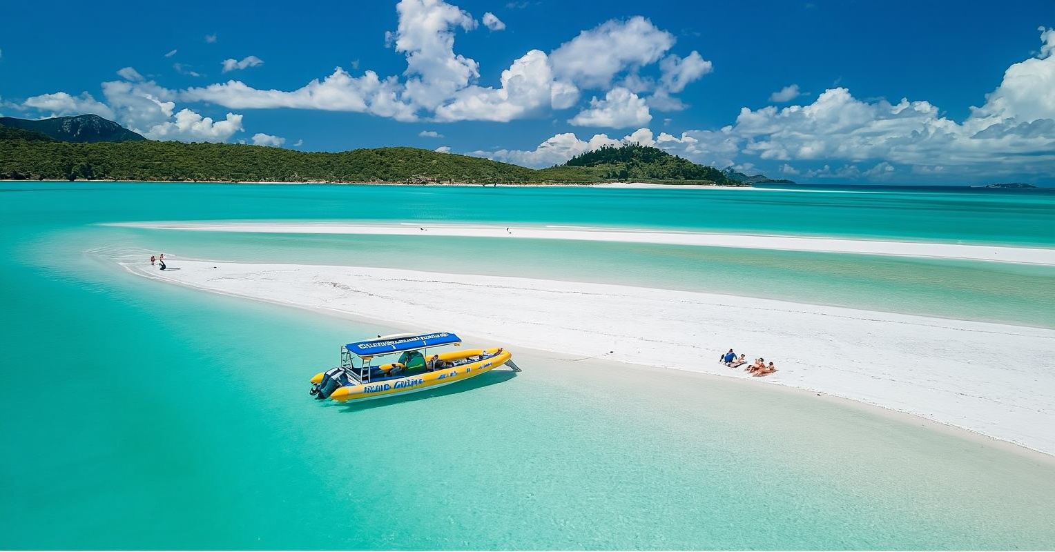 [Collegamento diretto al sistema - Offerta speciale attività] Tour di un giorno alle spiagge di Whitehaven alle Whitsundays, Heart Reef e Hill Inlet