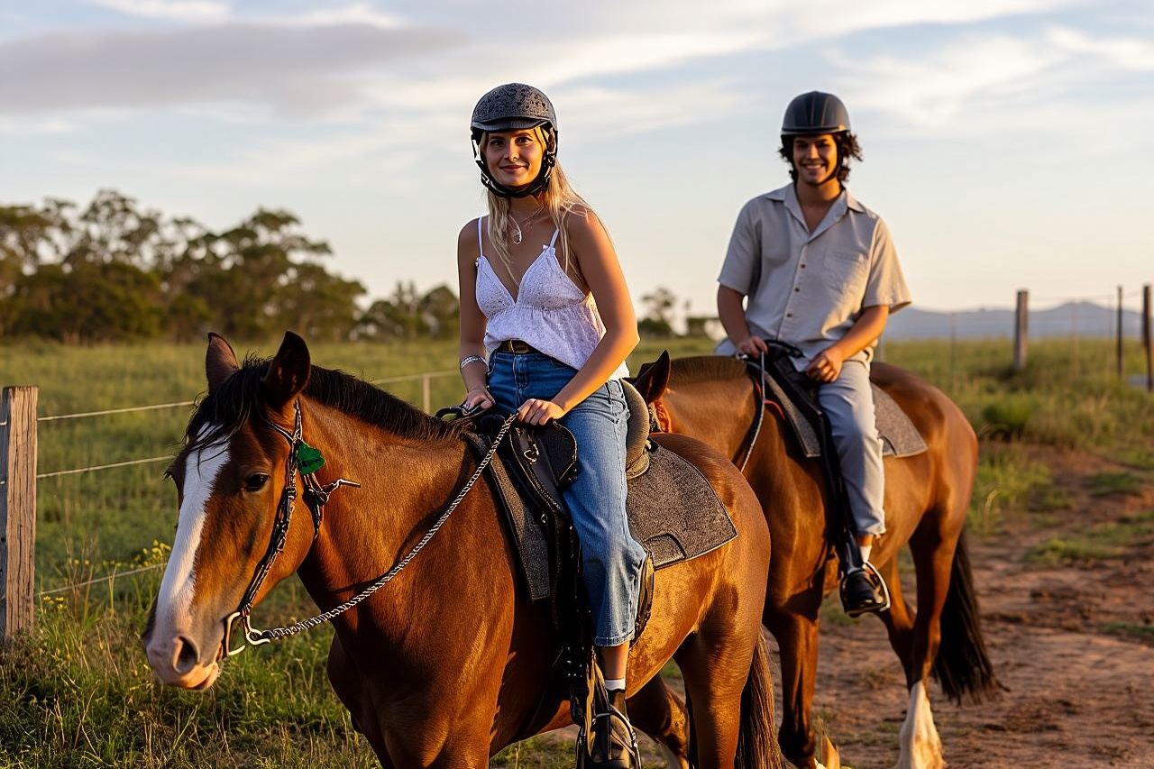 Australia travel Sydney Hunter Region horseback riding Winery horseback riding Carriage tour