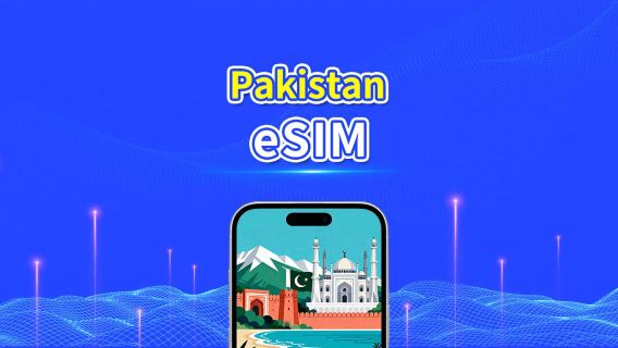 Pakistan eSIM | 4G | Daily/Total Data Package | 1–30 days | 24-Hour Billing | QR code