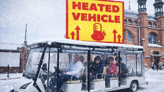Danzica: tour panoramico della città in buggy/golf cart con guida dal vivo di 1 ora