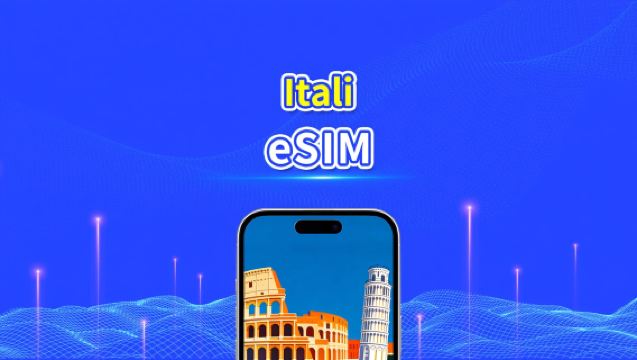 eSIM Italia | 5G/4G | Pakej data harian/jumlah | 1-30 hari | Penagihan 24 jam | kod QR