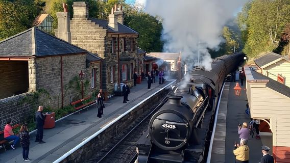 Von York: Tagesausflug nach Whitby, North York Moors & mit der Dampfeisenbahn