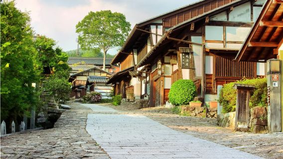 Japan Toragai Mountain Eihoji Temple + Magome + Tsumago + Ena Gorge Observatory one-day tour