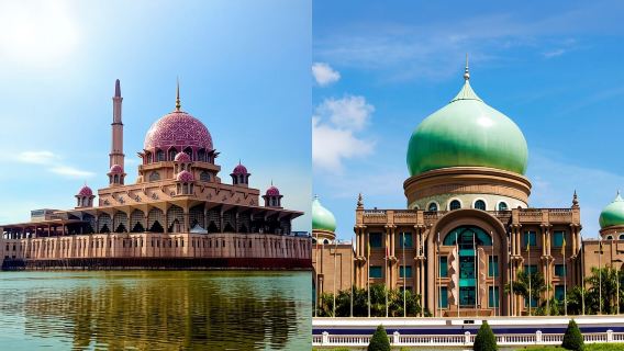 One Day Trip for Malaysia Hightlights: Putra Mosque · KLCC · Merdeka Square