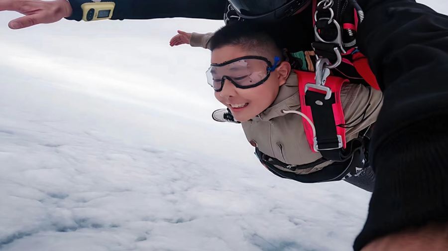 惠州旅拍【廣東惠州4千米高空跳傘+USPA職業教練+高清運動相機跟拍旅遊】