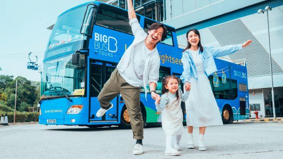 Hong Kong: 360 Lantau Open-Top Bus Sightseeing Experience