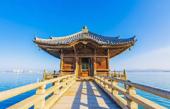 琵琶湖展望台+水上鳥居白鬚神社+満月寺 浮御堂一日遊