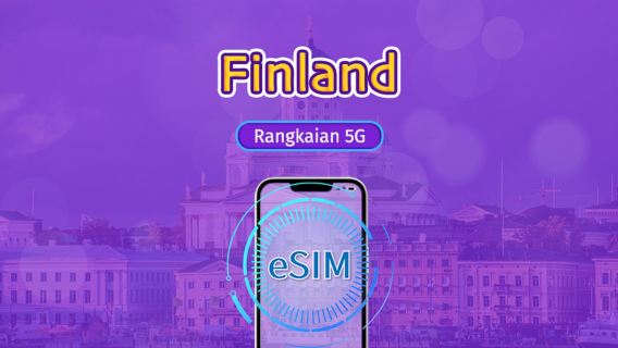 Finland | 4G/5G eSIM | Pakej Data | Caj 24 Jam | 7-30 Hari | Kod QR
