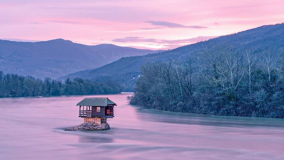1-day tour to Kućica na Drini - Drina river house, Drvengrad, and The Šargan Eight from Belgrade, Serbia