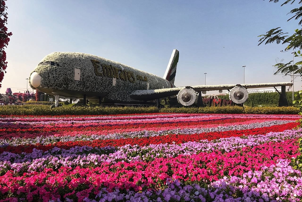 Dubai Miracle Garden Self-Guided Tour with Ticket with Transfer 