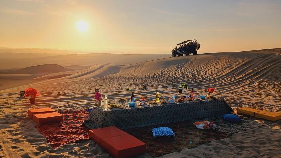 Tour con picnic al tramonto a Paracas e Huacachina