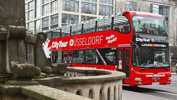 24-hour Düsseldorf hop-on hop-off bus tour