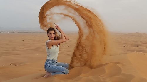 Morning Red Dune Safari with Camel Trekking and sand boarding 5