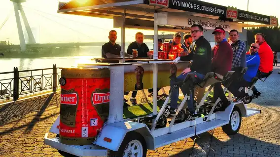 Original Bratislava Beer Bike Tours - All-you-can-drink