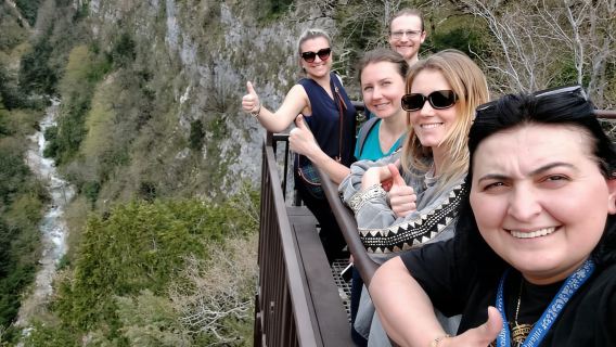 From Kutaisi: Martvili & Okatse Canyons & Cave Guided Tour