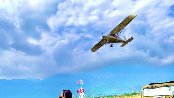 雲南麗江玉龍雪山固定翼飛機飛行體驗【可體驗駕駛飛機+贈送高清飛行視訊】