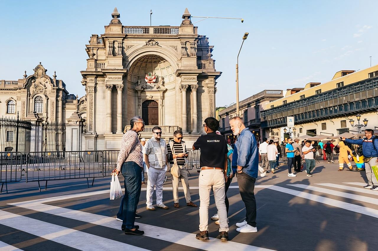 Visite de la ville de Lima : centre historique, parc de l'Amour et catacombes