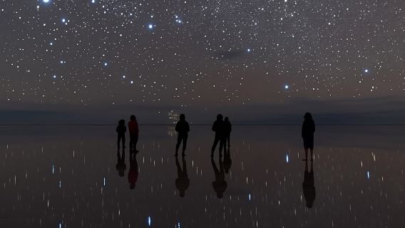 Uyuni: Night of stars + Sunrise on the Salar de Uyuni