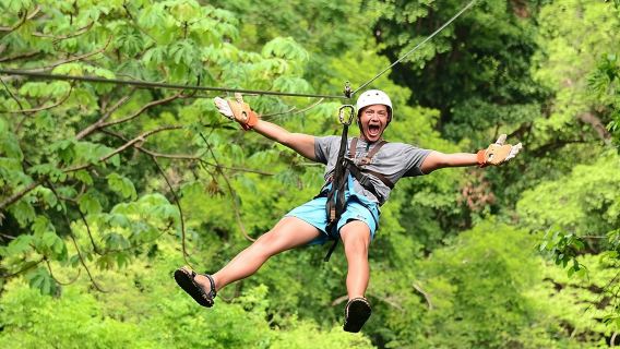 Ocean views Zip Line Canopy Tour in Jaco Beach and Los Suenos