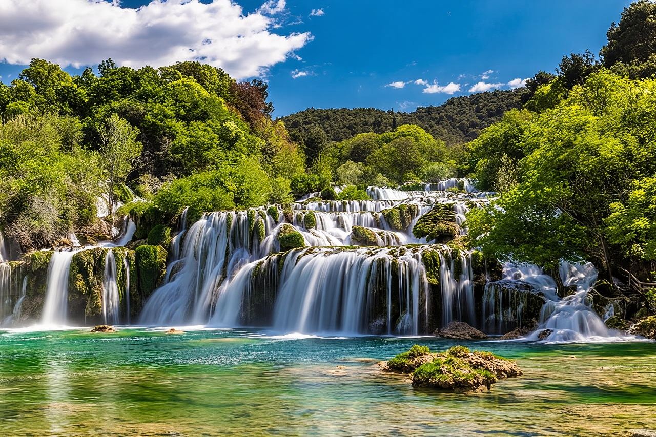 National Park Krka Private Return Day Transfer by Minivan