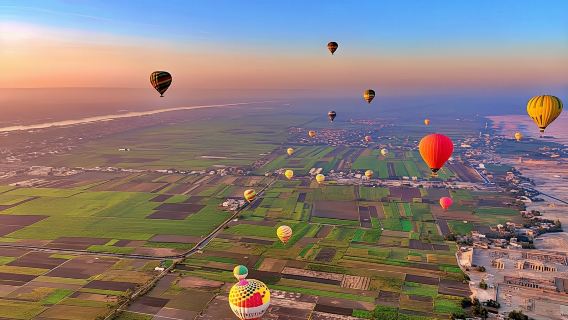 Premium Luxor Tour from Marsa Alam with Hot Air Balloon Experience