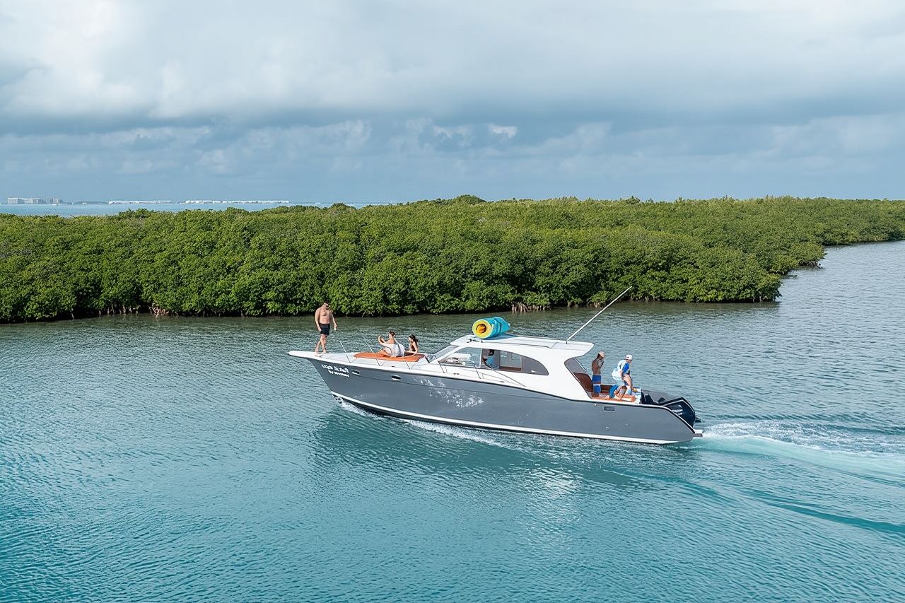 Exclusive Isla Mujeres and Cancun Private Yacht Tour