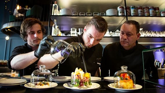 Czech Tapas with Unlimited Beverages at Stylish Restaurant Bar