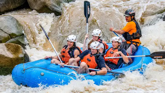 泰國清邁：湄登白水漂流 可選大象營遊玩/ATV 含餐含接駁