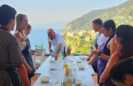 正宗義大利麵和披薩烹飪課程，索倫託海岸接送