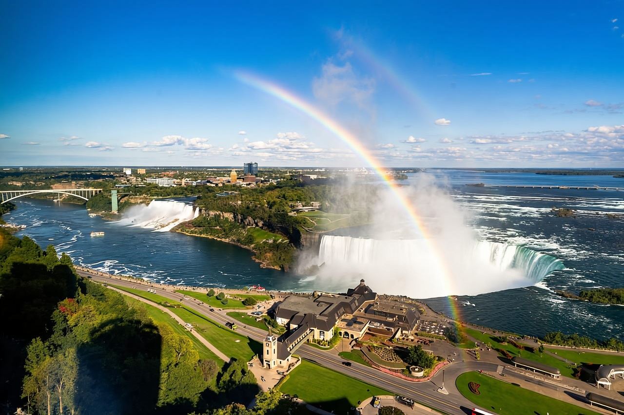 Niagarafälle: Ticket für die Aussichtsplattform des Tower Hotels