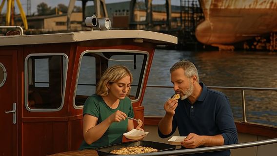 Danzica: crociera nel cantiere navale e nel porto con degustazione di pierogi