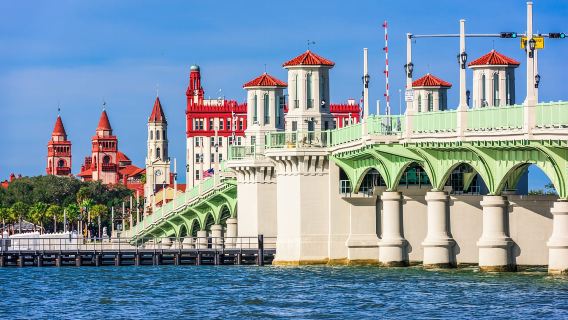 St. Augustine: Waterfront and Downtown Golf Cart Tour