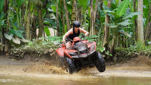 Pengalaman ATV di Ubud Bali 250/350/450cc - Jambe Asri ATV / Alasan ATV UTV / Kuber ATV / Beji ATV