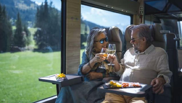 Услуга бронирования мест на поезде Golden Pass Express в Швейцарии