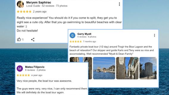 Split: Unterwassermuseum, Trogir & Blaue Lagune Halbtagestour