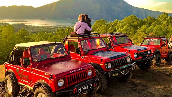Private Jeep-Sonnenaufgangstour zum Mount Batur inklusive Frühstück