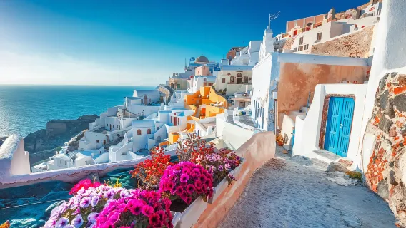 Greece Santorini Cruise (Visit the Volcanic Island + Therasia Island + Enjoy the Sunset in Oia)