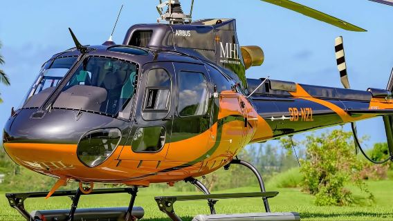 35-minütiger Helikopterflug über das Unterwasser-Wasserfall-Spektakel in Mauritius (Start vom Flughafen)