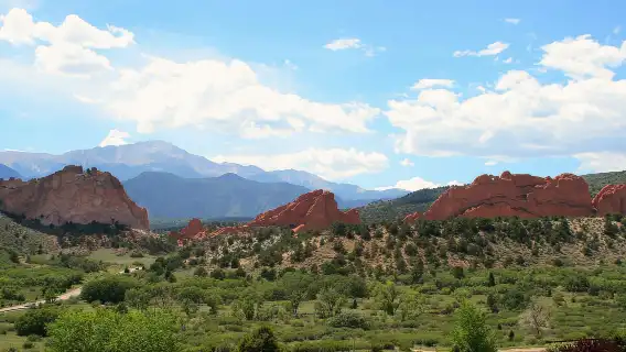 From Denver: Pikes Peak and Garden of the Gods Guided Tour