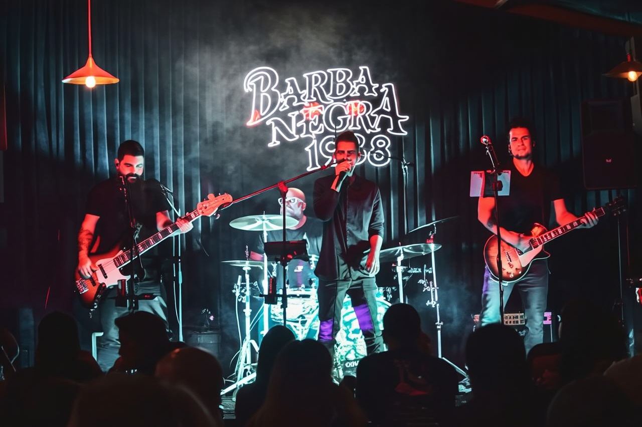 Barba Negra: Spettacolo di musica rock dal vivo